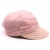 Seeberger Visor Cap Katoen Papierstro Powder Red -Hoeden Winkel 1975086177