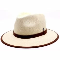 Vintimilla Outdoor Fedora Panama Leder Naturel