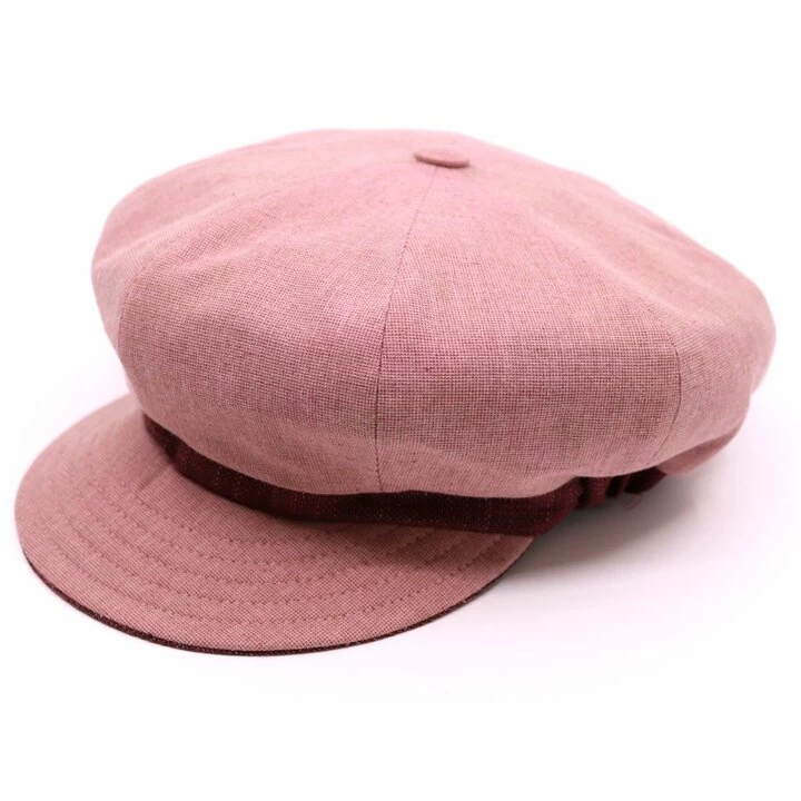 Jos Van Dijck Ballonpet Alis Linnen Katoen Oudroze Bordeaux 4 Jos Van Dijck Ballonpet Alis Linnen Katoen Oudroze Bordeaux - Afbeelding 2