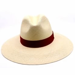 Signes Fedora Sella Plana Panama Natural Mahogany -Hoeden Winkel 1977004107