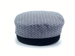 Alfonso D Este Schipperspet Stewart Cottonmix Suede Floreale Denim Navy -Hoeden Winkel 1977090885