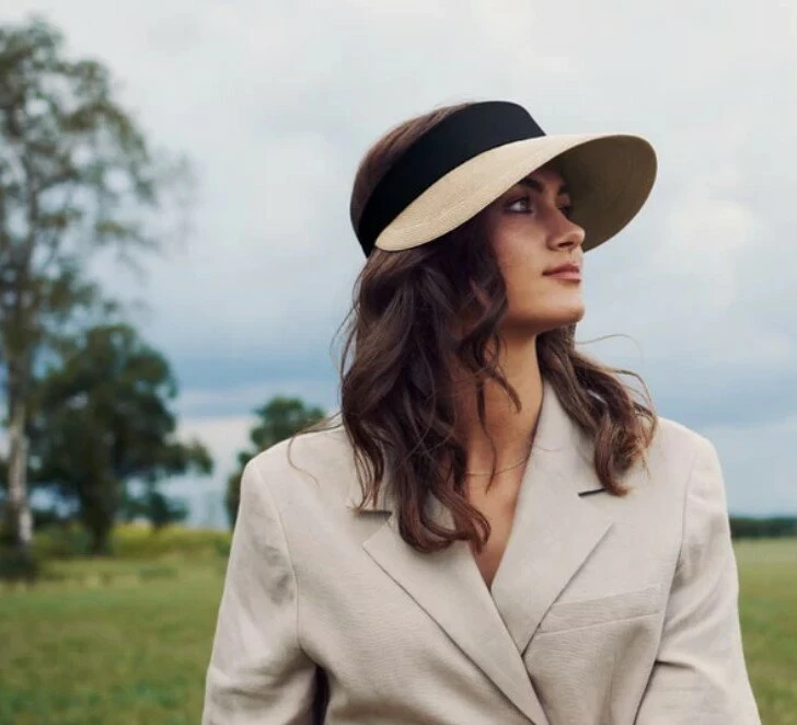 Bronte Zonneklep Evy Cellulose Navy 5 Bronte Zonneklep Evy Cellulose Navy - Afbeelding 3