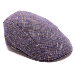 Jos Van Dijck Ivy Pet Split Katoenmix Donkerblauw Multicolor -Hoeden Winkel 1977532191