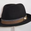 Mayser Samo Wolvilt Trilby ZWART -Hoeden Winkel 228561865