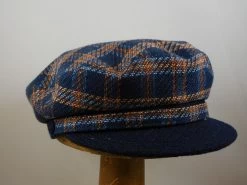 Once Schipperspet Blauw Ruit Oranje -Hoeden Winkel 368103469