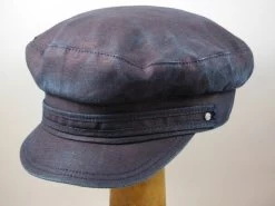 Wigens Fiddler Sailorcap Linen Indigoblauw -Hoeden Winkel 504923177