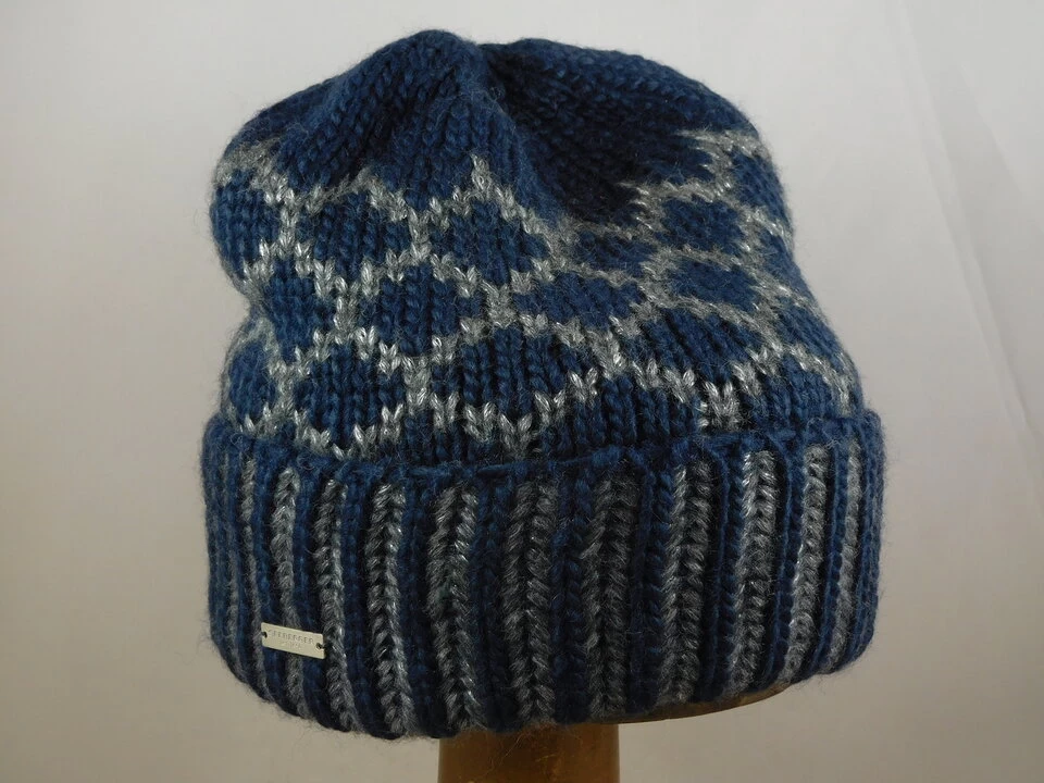 Seeberger Muts Honingraat MARINE BLUE 3 Seeberger Muts Honingraat MARINE BLUE