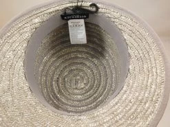 Seeberger Strohoed Visor Taupe -Hoeden Winkel 1383057906