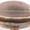 Favorite Hats Faux Fur Cloche Rechte Bol Bruin -Hoeden Winkel 1502911936