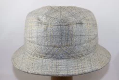 Portaluri Globetrotter Zomerwol Grijs Streep Oker -Hoeden Winkel 1589029171