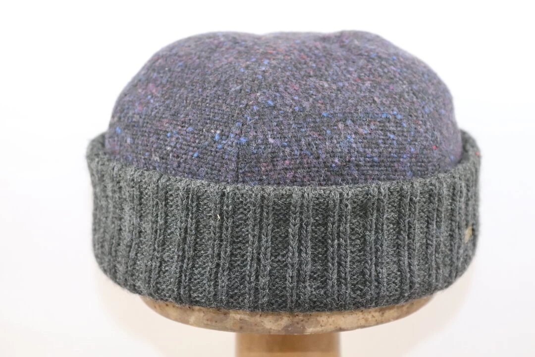 Fiebig Docker Wol Gebreide Rand Grijs Paars Gemeleerd 3 Fiebig Docker Wol Gebreide Rand Grijs Paars Gemeleerd