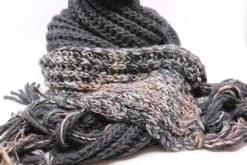 Seeberger Sjaal Reliëf ANTHRACITE