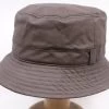 Mida Wax Bucket Regenhoed Bruin -Hoeden Winkel 1606543076