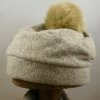 Frasconi Muts Beige Spikkel Pompom -Hoeden Winkel 1616819146