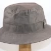Wigens Bucket Classic Waxed Cotton Regenhoed BRUIN -Hoeden Winkel 1714592741