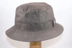 Wigens Bucket Classic Waxed Cotton Regenhoed BRUIN