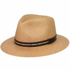 Bailey Fedora Traveller Stansfield Panama Latte