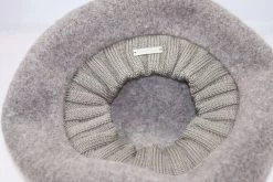 Seeberger Wollen Baret Met Gebreide Rand NUTRIA -Hoeden Winkel 1794069771