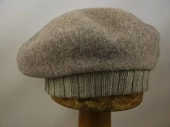 Seeberger Wollen Baret Met Gebreide Rand NUTRIA -Hoeden Winkel 1794069777