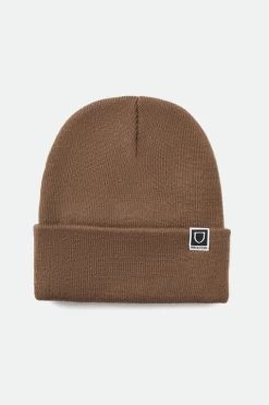 Brixton Harbor Beanie Coyote Brown