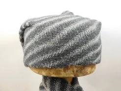 Bedacht Wollen Beanie Gestreept Antraciet -Hoeden Winkel 1799607603