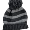 Bedacht Wool Cashmere Beanie Pompom Anthracite -Hoeden Winkel 1799608560