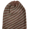 Bedacht Wollen Beanie Gestreept Taupe -Hoeden Winkel 1799622189