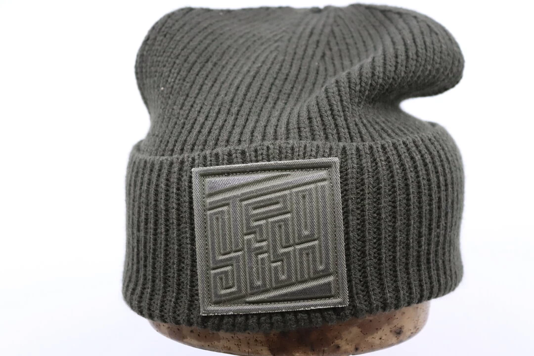Stetson Po Beanie Embossed Badge Army Green 4 Stetson Po Beanie Embossed Badge Army Green - Afbeelding 2