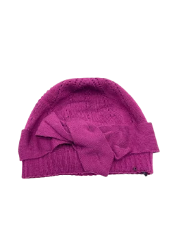 Céline Robert Design Knitted Wollen Beanie Muts Licht Aubergine -Hoeden Winkel 1802305200