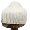 Due Emme Knitted Beanie Muts Kabel Wol Ivory -Hoeden Winkel 1802305335