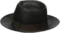 Brixton Presley Fedora Paper Black -Hoeden Winkel 1804035912