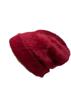Kopka Angora Beanie Muts Rood