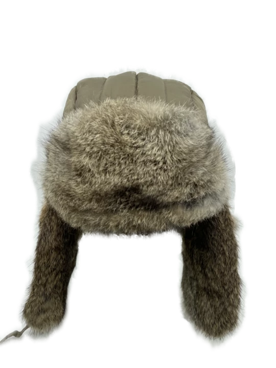 Bronte Piloten Bontmuts Khaki 4 Bronte Piloten Bontmuts Khaki - Afbeelding 2
