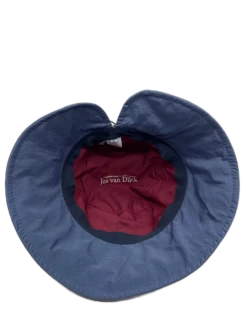 Jos Van Dijck Regenhoed Metallic Rand Blauw -Hoeden Winkel 1810319106