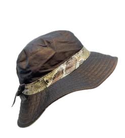 Jos Van Dijck Regenhoed Snakeprint Bruin