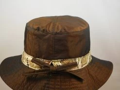 Jos Van Dijck Regenhoed Snakeprint Bruin -Hoeden Winkel 1810407534