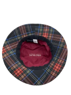 Jos Van Dijck Regenhoed Ruit Zwart 7 Jos Van Dijck Regenhoed Ruit Zwart -Hoeden Winkel 1810408548