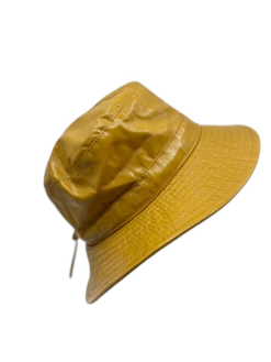 Mida Regenhoed PU Lak Geel -Hoeden Winkel 1810408962