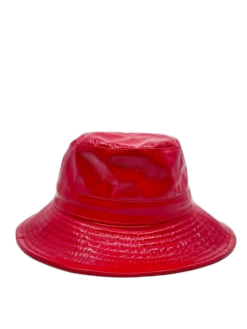 Mida Regenhoed PU Lak Rood -Hoeden Winkel 1810417812