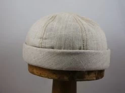 Fiebig Docker Muts Linnen Naturel -Hoeden Winkel 1812317505