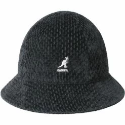 Kangol Bucket Hat Casual Velours Slub Black
