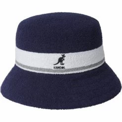 Kangol Bucket Hat Bermuda Stripe Navy White