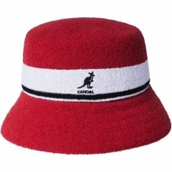 Kangol Bucket Hat Bermuda Stripe Red White