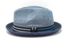 Bailey Player Berle Cellulosemix Navy Heather Blauw -Hoeden Winkel 1814981742