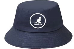 Kangol Bucket Hat Cotton Navy Red