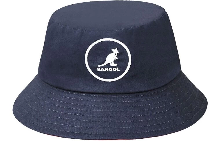 Kangol Bucket Hat Cotton Navy Red 3 Kangol Bucket Hat Cotton Navy Red