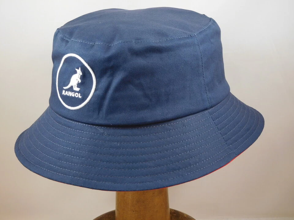 Kangol Bucket Hat Cotton Navy Red 4 Kangol Bucket Hat Cotton Navy Red - Afbeelding 2