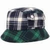 Kangol Bucket Hat Plaid Blue Green -Hoeden Winkel 1815200145