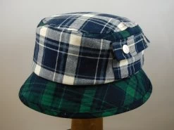Kangol Bucket Hat Plaid Blue Green -Hoeden Winkel 1815200151