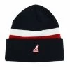 Kangol Beanie Pull On Acrylic Dual Stripe Navy -Hoeden Winkel 1815596049